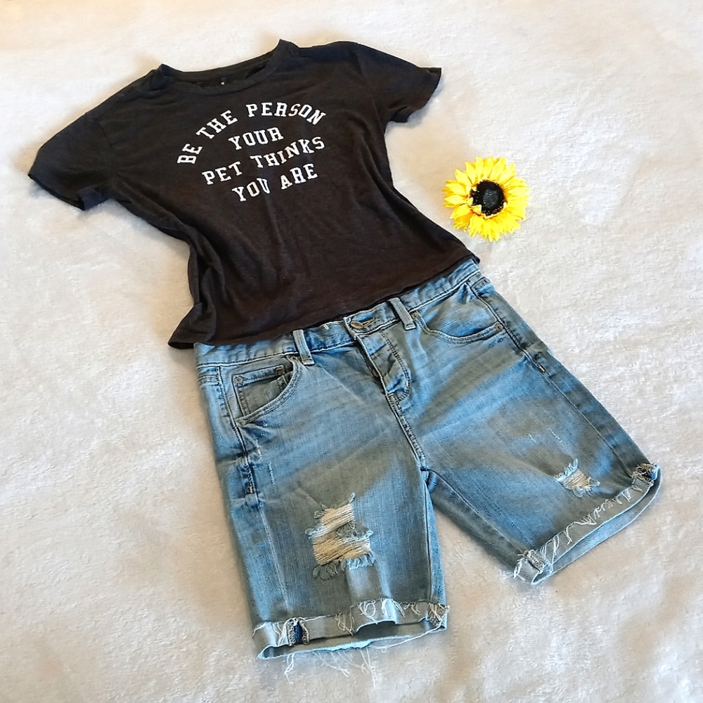 Distressed shorts _ Mossimo